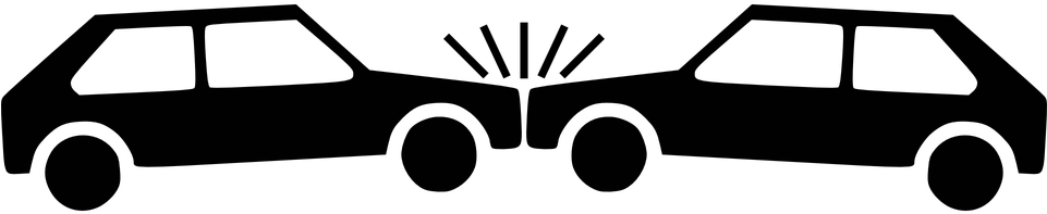 Car Crash Black And White (960x480)