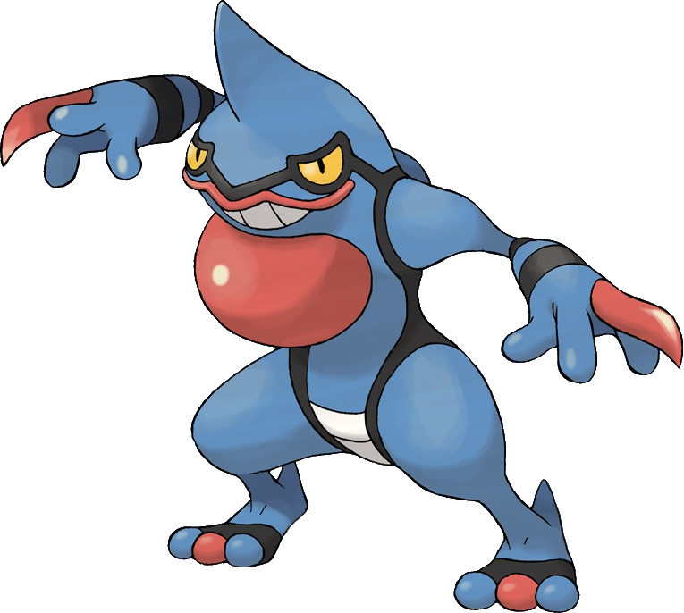 Toxicroak - Pokemon Croagunk Evolution (765x686)