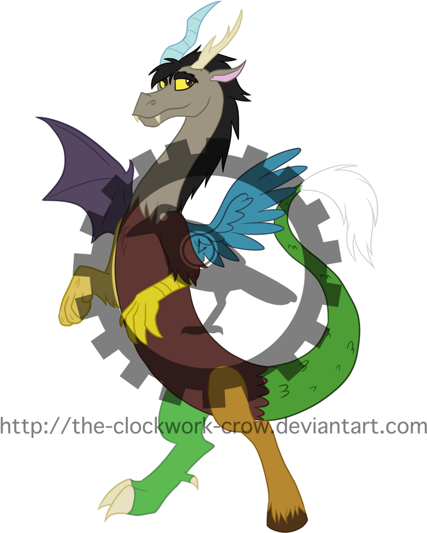 $20 Draconequus Oc Commission By The Clockwork Crow - My Little Pony Draconequus Oc (900x1135)