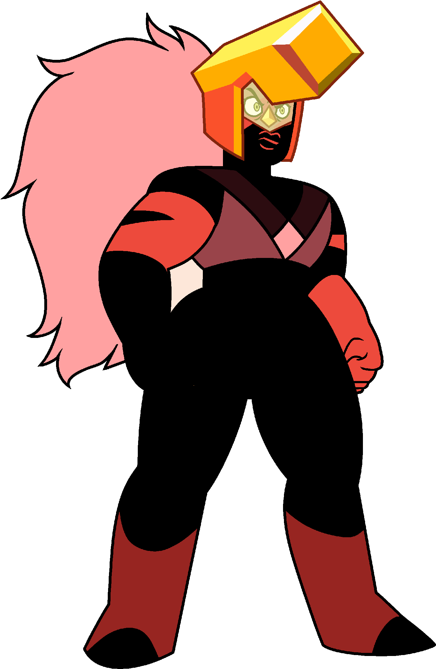 Black And Red Jasper - Jasper From Steven Universe (1490x2239)