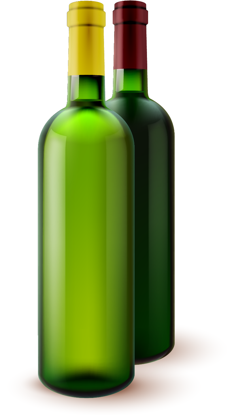 White Wine Glass Bottle Liqueur - Glass Bottle (1501x1501)