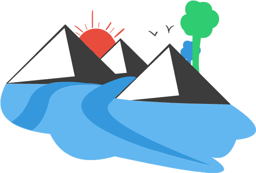 Sun Clipart River - Sun And River Clip Art (600x630)