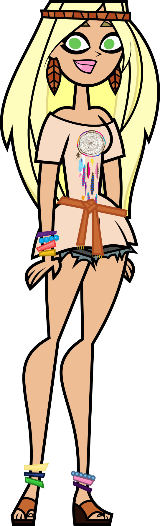 Team - Total Drama All Stars Fiona (543x1778)
