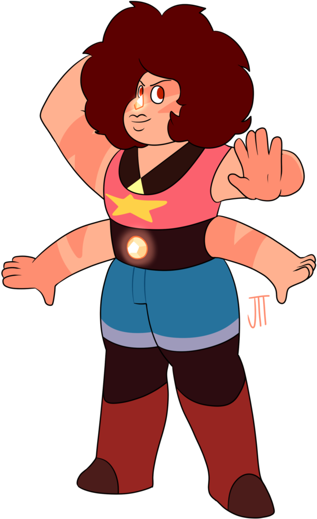 Jasper And Steven Fusion By Anothergem - Steven Universe Jasper And Steven Fusion (736x1086)