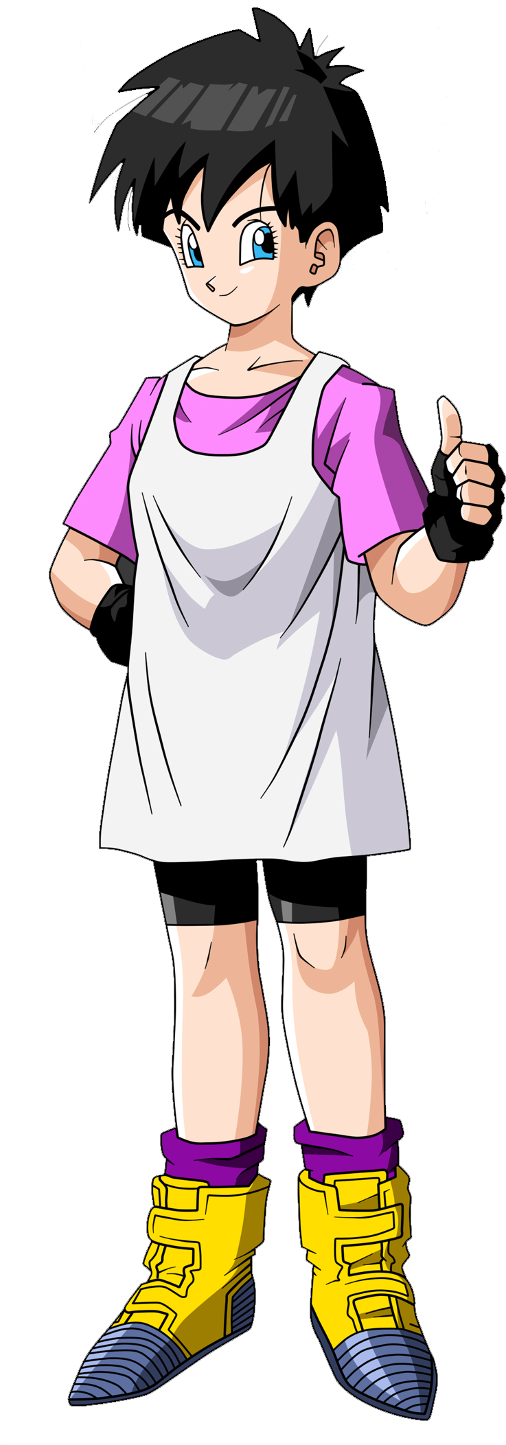 Videl - Dragon Ball Z Videl Hair (792x2112)