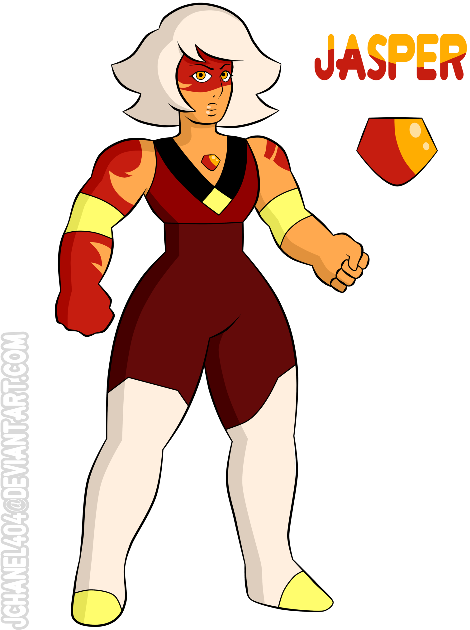 Steven Universe By Princessstarwberry On Deviantart - Steven Universe Oc Jasper (1600x2133)