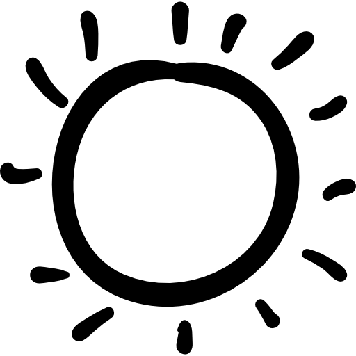 Sun Clipart Drawn - Hand Drawn Shapes Png (512x512)