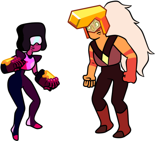 Garnet And Jasper - Steven Universe Garnet And Jasper (600x500)