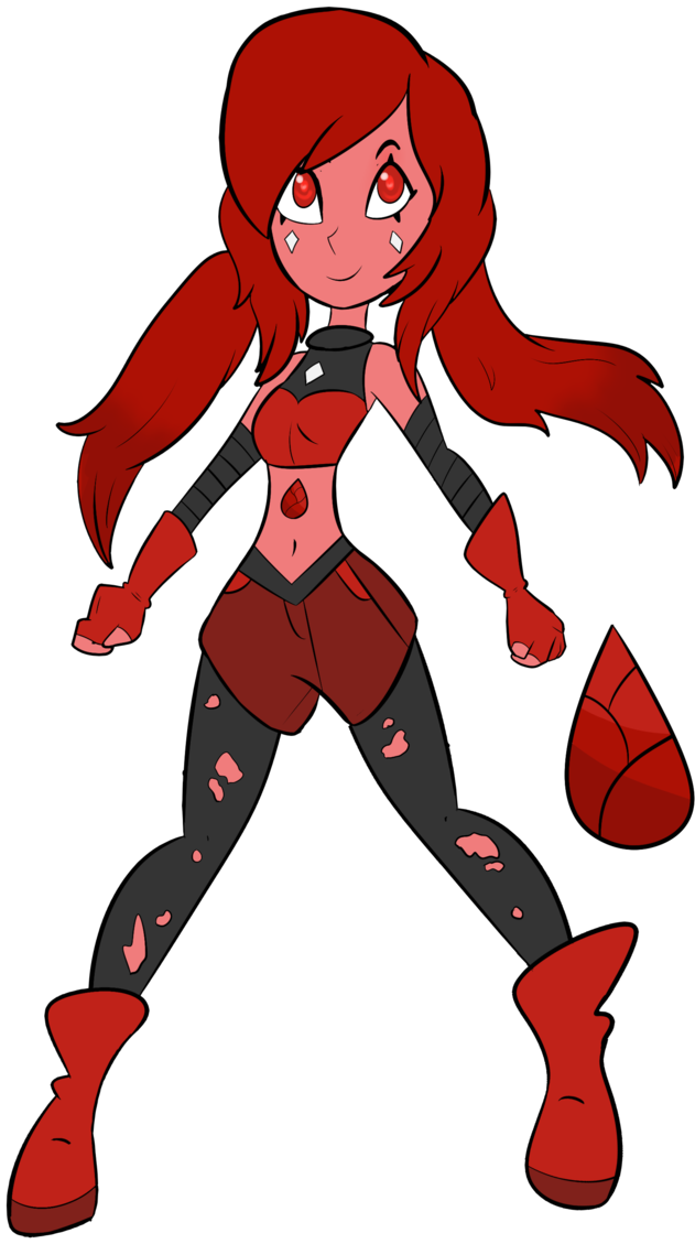 Red Jasper By Japandaa - Red Jasper Steven Universe (671x1190)