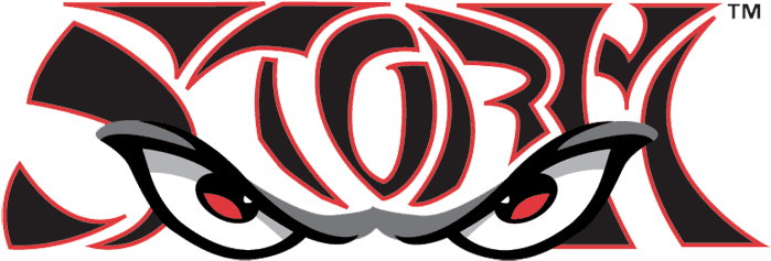 An Angry Set Of Eyes, Meant To Symbolize The Eye Of - Lake Elsinore Storm Logo (700x291)