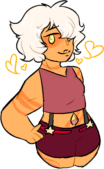 Belly Jasper By Mamicifer - Steven Universe Belly Jasper (500x600)