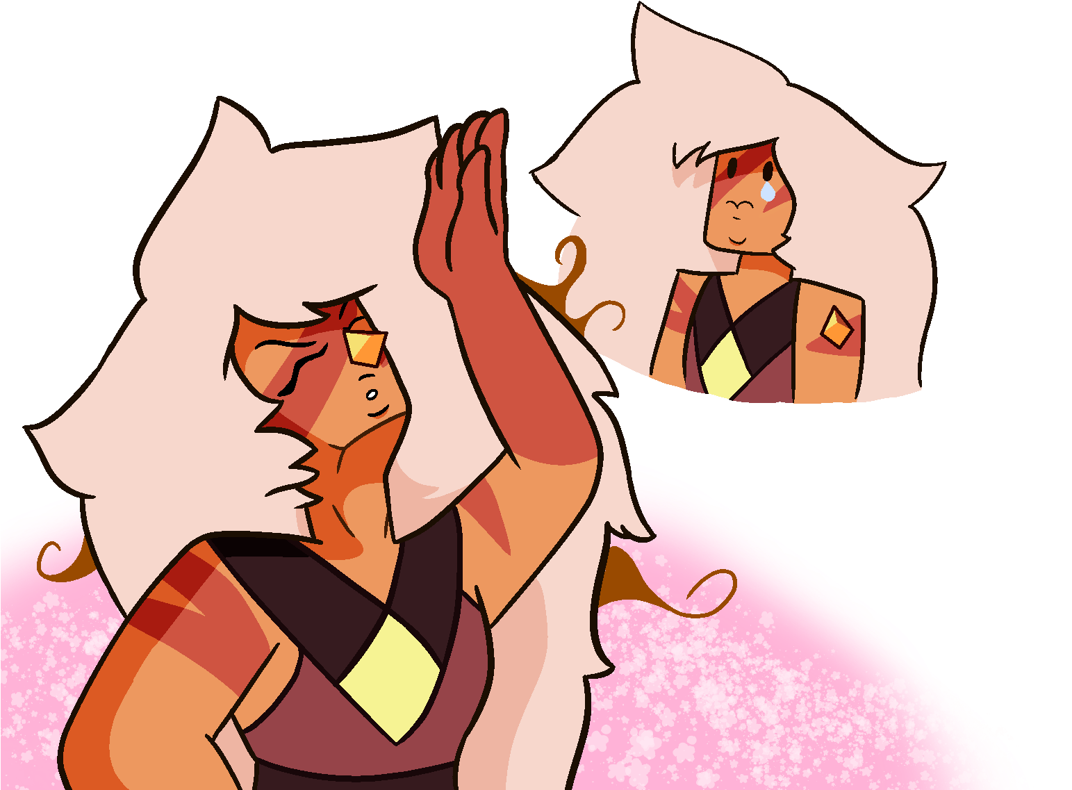 Jaspers And Noses - Steven Universe Jasper With A Nose (1600x1200)