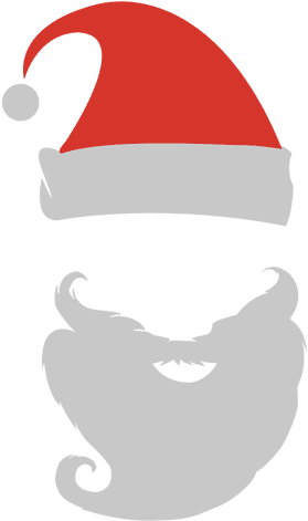 Santa Claus Hat And Beard - Santa Beard And Hat (512x512)