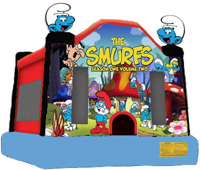 Smurfs Moonbounce - The Smurfs (413x338)