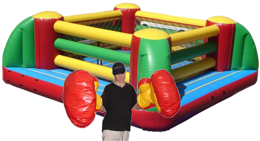 Inflatable Boxing Ring - Kidwise 24 X 24 Boxing Ring Bounce House (commercial (506x282)