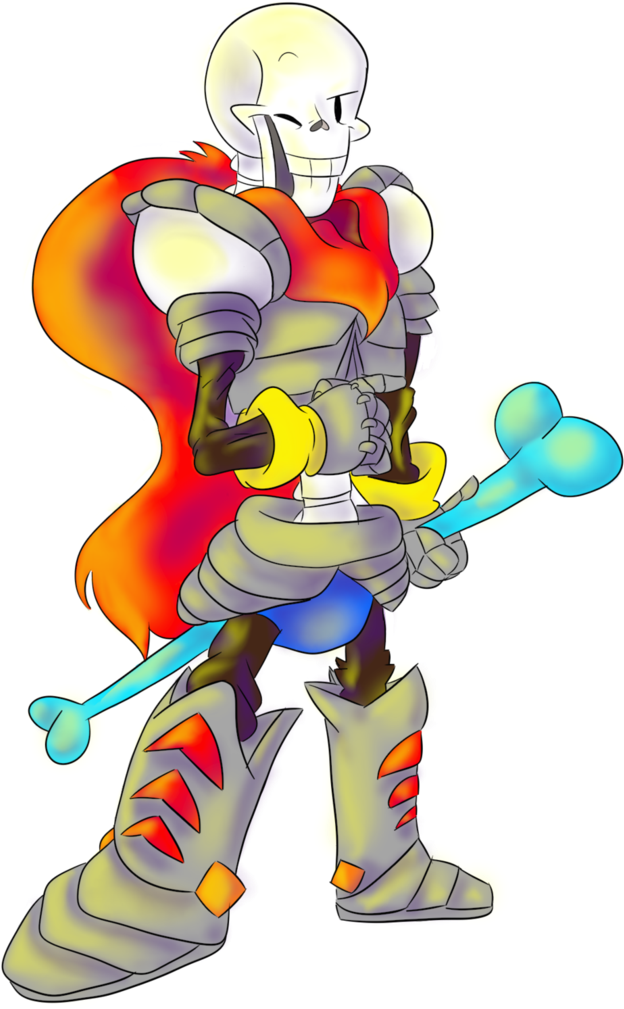 Royal Guard Papyrus By Silvalucystar - Cartoon (692x1154)