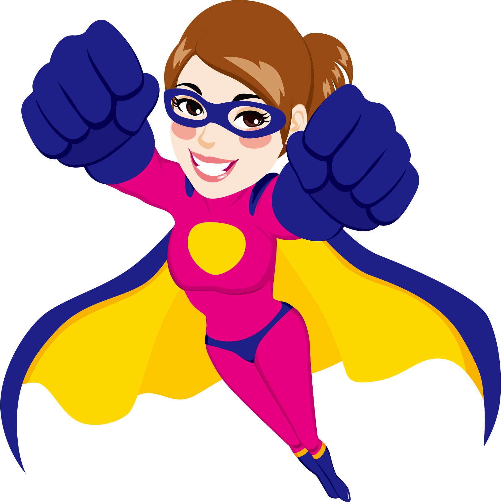 Superwoman Superhero Cartoon Female - Superwoman Cartoon (1620x1623)