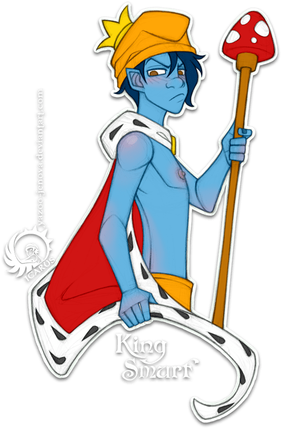 King Smurf King Smurf On Smurfsforever Deviantart - King Smurf (582x859)