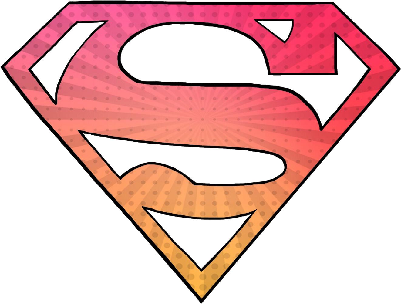 Supermanlogo Superwoman Logo Freetoedit - Transparent Superman Logo Png (1338x1024)