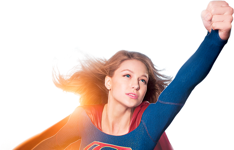 Supergirl Png Transparent - Female Superhero Supergirl Logo (794x484)