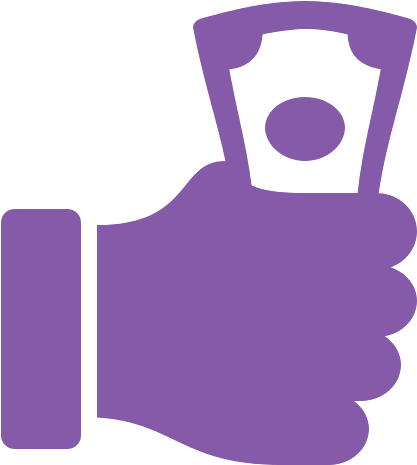 Holding Money Icon (512x512)