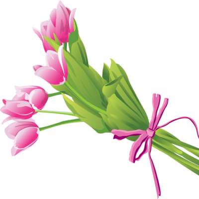 Tulip Bouquet Clip Art Car Tuning Rljvdp Clipart - Flower Bouquet Vector (400x400)