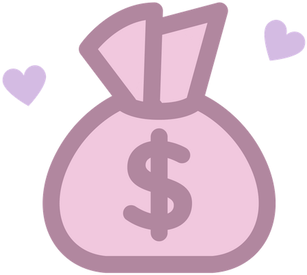 Hhw Heart Money - Money (453x410)