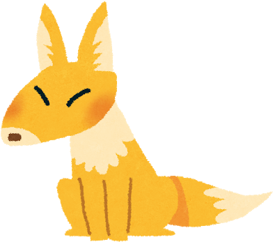 犬のエキノコックスとは？ - きつね イラスト や (400x360)