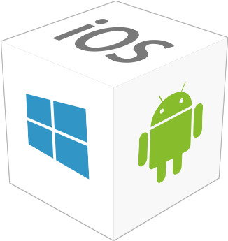 Android And Ios Dominate The Mobile Market For Many - Windows E Ios Png (420x344)
