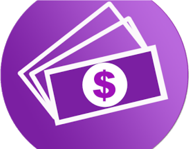 Purple Clipart Money - Money (640x480)