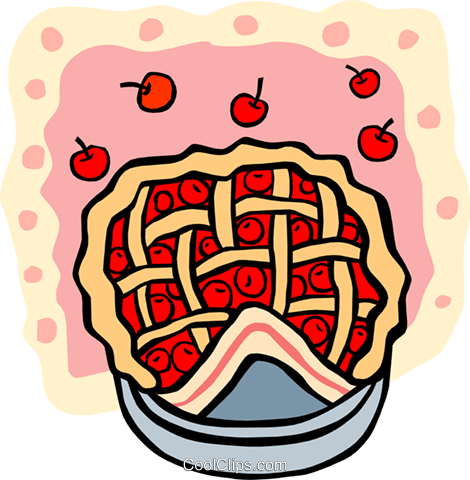 Torta De Cereja Livre De Direitos Vetores Clip Art - Torta De Cereja Livre De Direitos Vetores Clip Art (470x480)