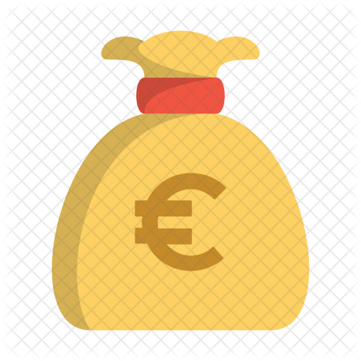 Money Bag Icon - Water Bottle (512x512)
