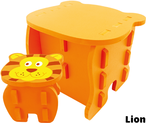2014 › Animal Table & Stool Puzzle - Animal Table (567x567)