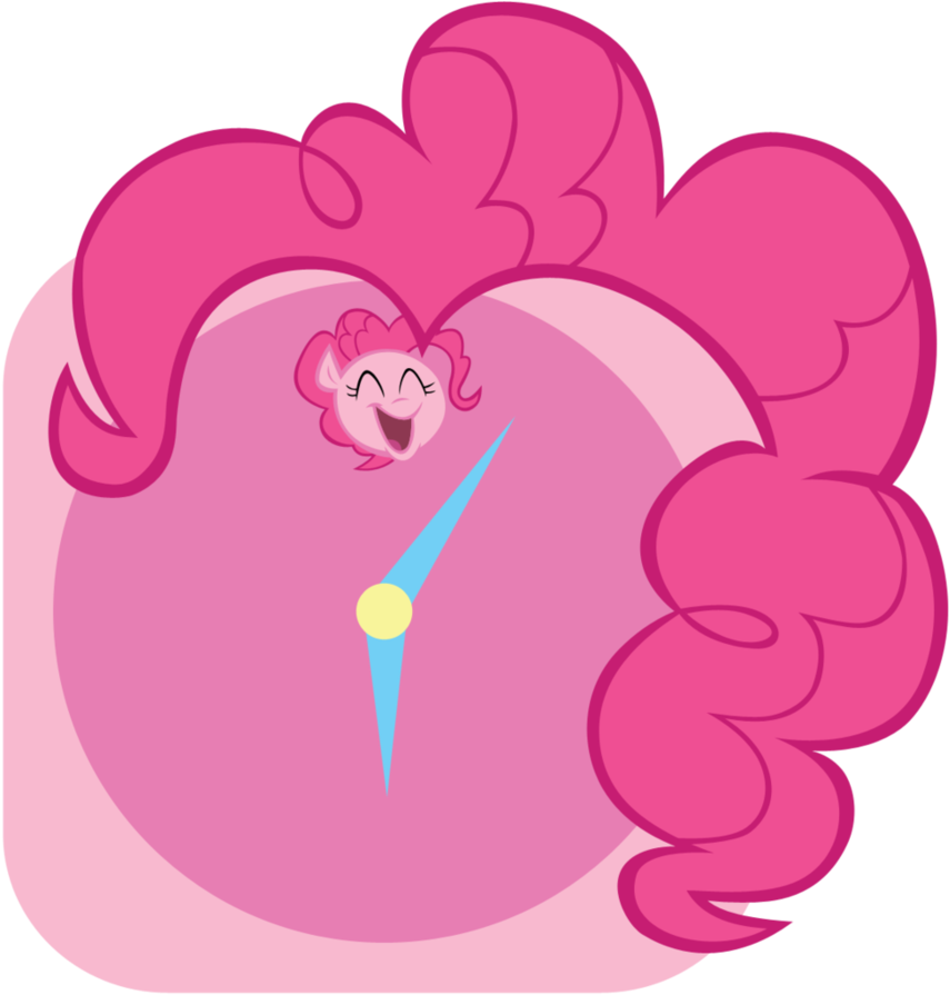 Pinkie Pie Mane Iphone Clock App Icon By Craftybrony - Art (894x894)
