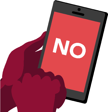 Hi-art No Cell Phone Gif - No Mobile Phones Gif (480x480)