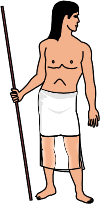 Man - Ancient Egyptian - Ancient Egypt Man Png (416x768)