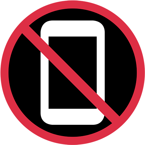 No Mobile Phones Emoji For Facebook, Email Amp Sms - Portrait Of A Man (512x512)