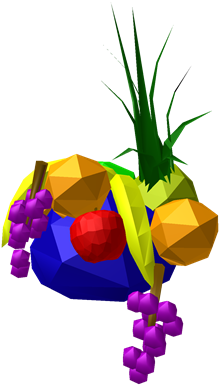 3d - Roblox Fruit Hat (420x420)
