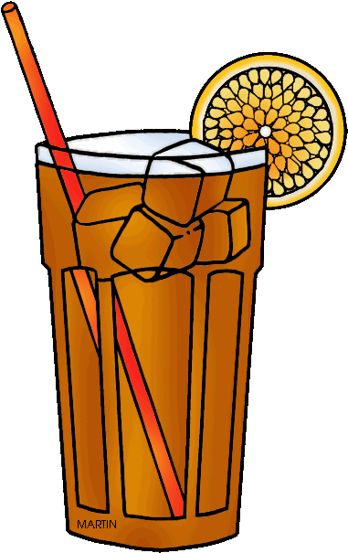 Drink Tea Cliparts - Clip Art Iced Tea (424x648)