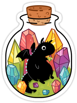 Dragons Eat Gemstones To Keep Their Scales Tough And - Cartoon (375x360)