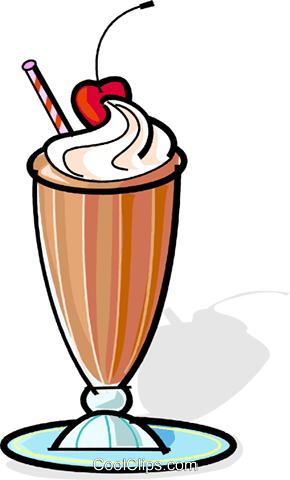 Milkshake Royalty Free Vector Clip Art Illustration - Milkshake Clipart (290x480)
