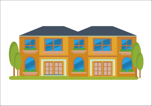 Below Are Types Of Housing Available Across Canada - House (490x343)