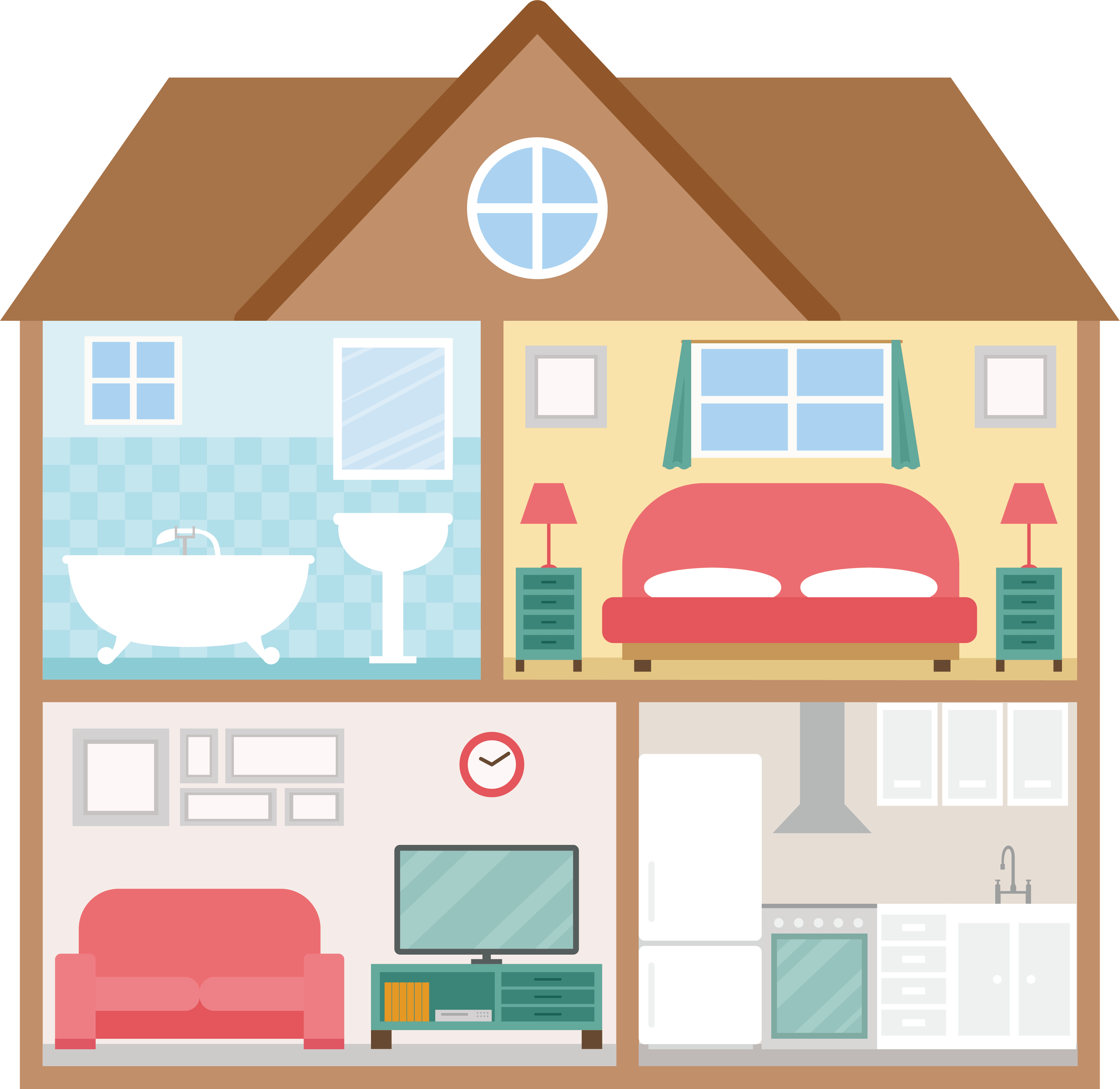 House Plan Euclidean Vector - House (3185x3096)