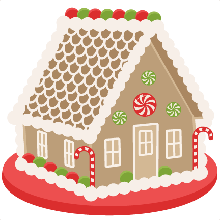 Christmas Clip Art Gingerbread - Gingerbread House Clip Art (432x432)