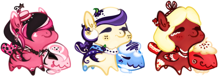 Gingersnap Ponies Custom Batch {2} By Laurel3aby - Ginger Snap (800x376)