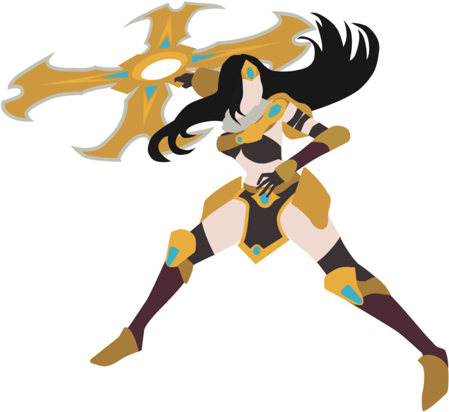 Sivir From Lol By Cakesake - League Of Legend Skin Vector (922x867)