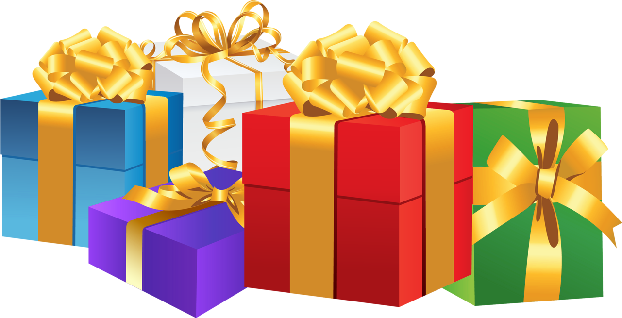 Get A Gift Clip Art - Gift Box Png (1308x673)