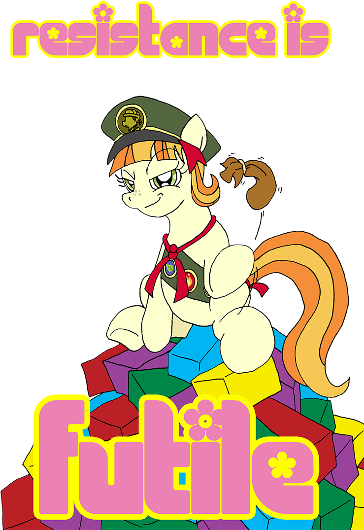 Unoservix, Filly Guides, Ginger Snap, Girl Scout Cookies, - Cartoon (765x1080)