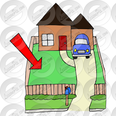 Yard Picture For Classroom Therapy Use Great Yard Clipart - Yard Clipart (380x380)