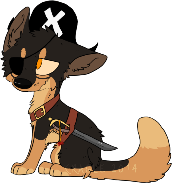 Pirate Dog By Moosetracks - Dog Pirate Cartoon (765x736)